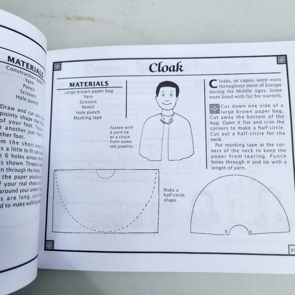 Days of Knights and Damsels Book Activity Guide Hands-On History Craft Book Kid' - Picture 10 of 13
